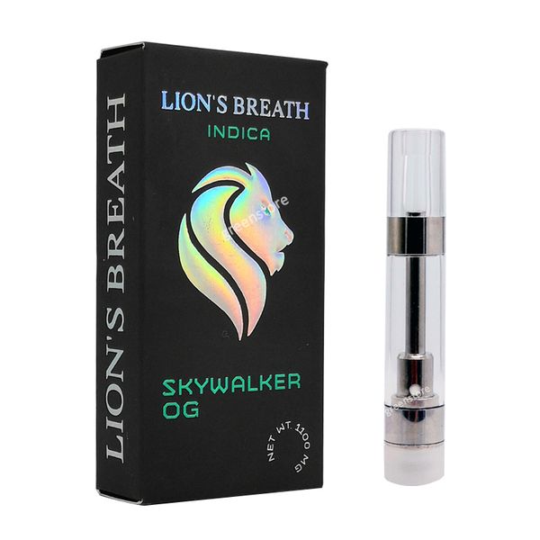 

Премиум Lions Breath картридж Данк Vape 0,8 мл Pyrex Glass Tank Ceramic Coil густое масло 510 Атомайзер KRT Корзина