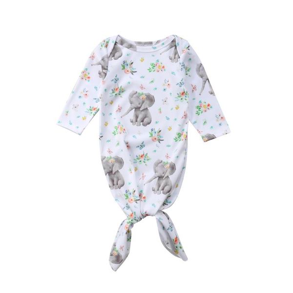 

2018 flower newborn baby girl blanket sleeping bag bedding elephant swaddle wrap outfits cartoon