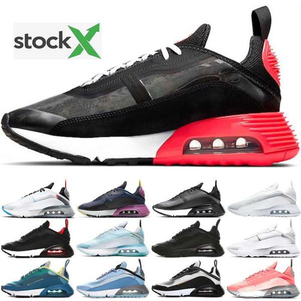 

new 2090 pure platinum running shoes men women sneakers stock x duck camo bred triple black white mens trainer sports size 36-45
