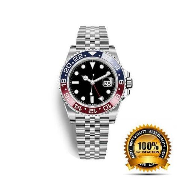 

quality men 3866 automatic movement 116710 gmt batman ceramic sapphire dial master 2 jubilee bracelet watch mens watches reloj, Slivery;brown