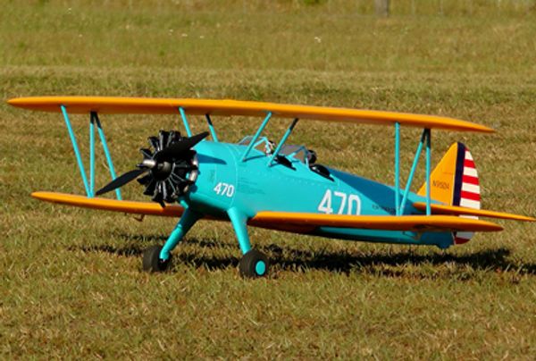 

no battery rc model pt-17 airplane rtf ready to fly