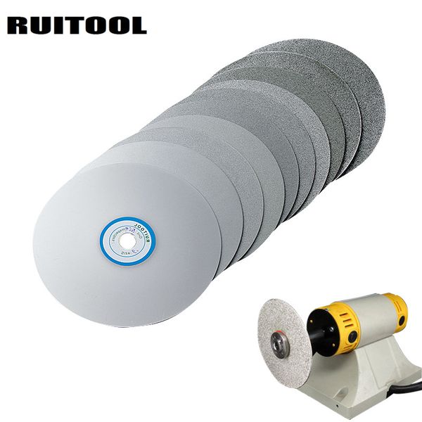 

ruitool 6"/150mm 12.7mm grinding wheel 60-3000 grit diamond cutting disc polishing wheels abrasive rotary tool