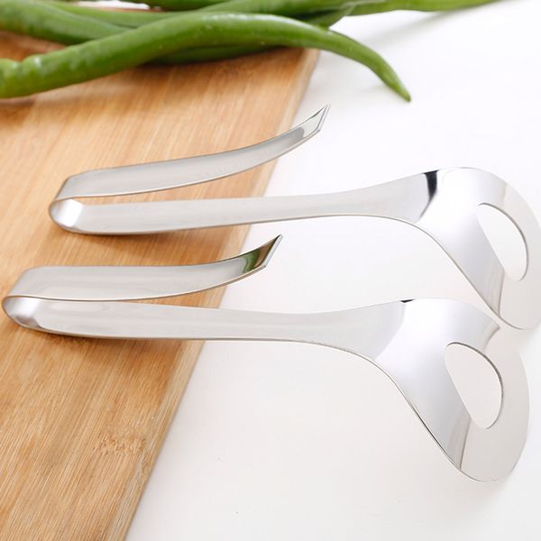 

diy simple homemade spoon clip kitchen tool stainless steel stuffed cooking fish accessories rice meatball maker tong