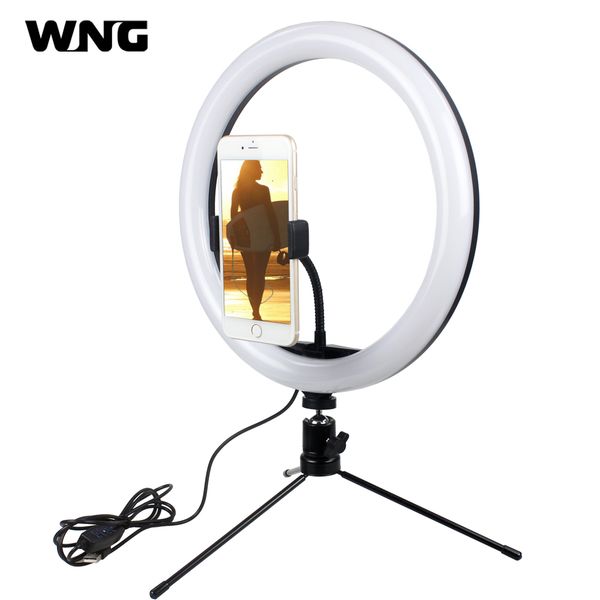 

pgraphy 12" dimmable lighting 30cm led selfie ring light ring lamp with mini tripod for youtube makeup video live studio