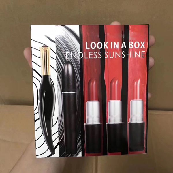 

Макияж губ посмотрите в коробке бесконечное солнце помада подводка для глаз тушь