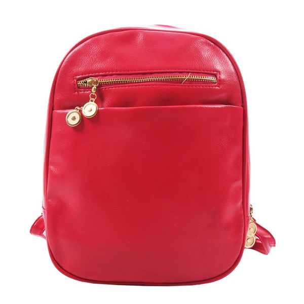 

maiden college wind candy colors backpack(rose red, Red;black
