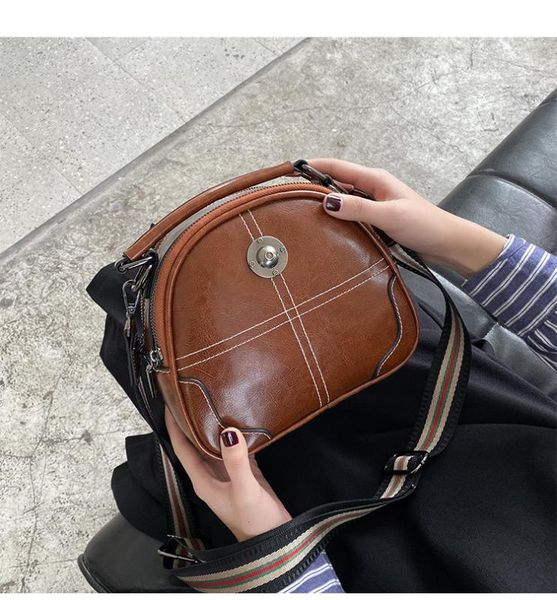 

women's leather bag 2020 new handbag single shoulder messenger bag