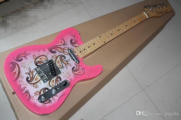 

japan tl69-antique paisley version 2 electric guitar pink