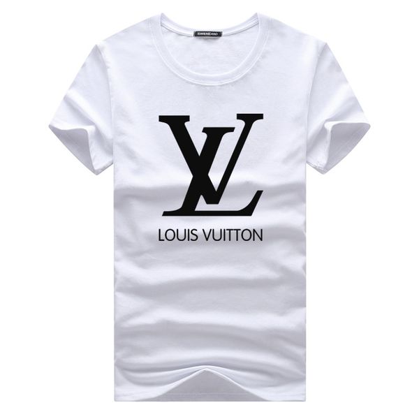 

G8 13 loui vuitton ummer treet wear europe pari fa hion men big broken hole cotton t hirt ca ual, White;black
