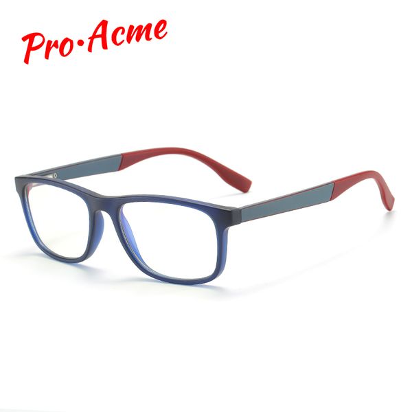 

pro acme tr90 computer glasses for men women anti blue light glasses blue light blocking kacamata anti radiasi pc1446, White;black