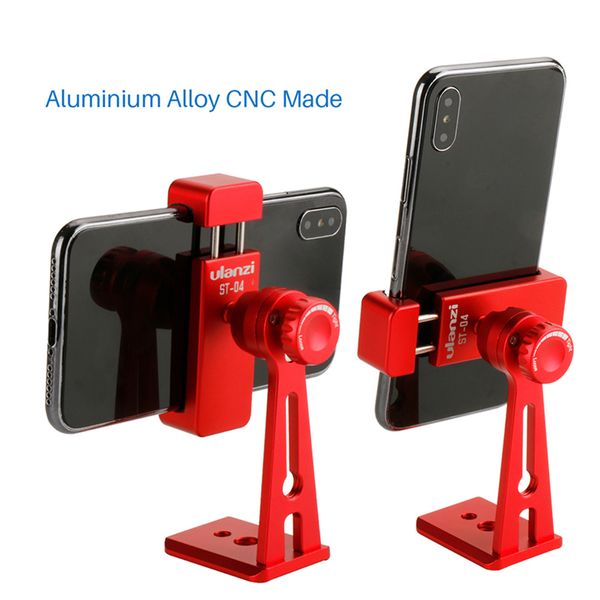 

ulanzi регулируемый st-04 штатив адаптер вертикальный 360 вращения телефон clipper стенд для iphone x 8 7 huawei samsung xiaomi бесплатная д