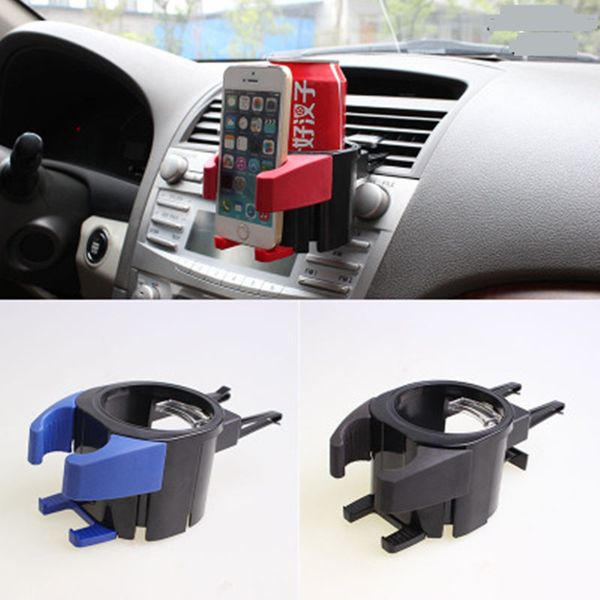 

1pc universal car cup holder air outlet multi-functional coffee drink holder phone gps mount stand ashtray bracket rack