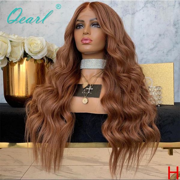 

human hair lace front wig 400% density 13x4 malaysian remy wavy lace wigs 14"-32" long with baby hairs qearl, Black;brown