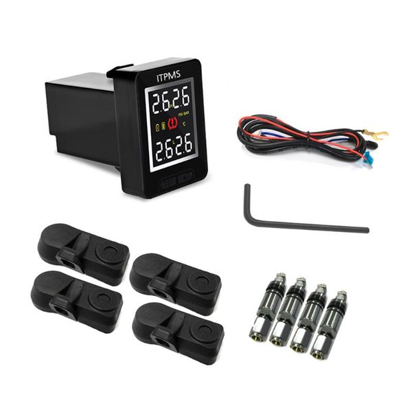 

u912 car tpms tire pressure monitoring system lcd display auto tyre alarm