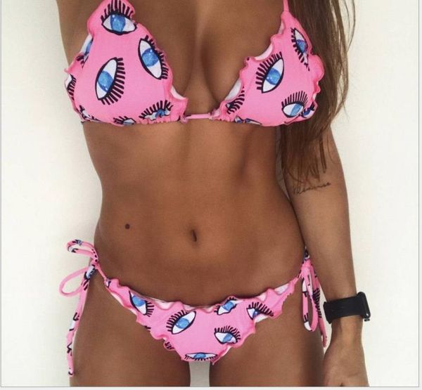 

2019 explosive swimwear, european and american lotus leaf swimwear band