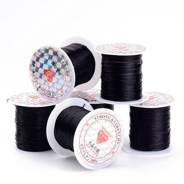 

1 рулон 10m multi-colors strong эластичный эластичный бисероплетение провод / кабель / string / нить для diy браслеты ювелирных изделий изго, White;red