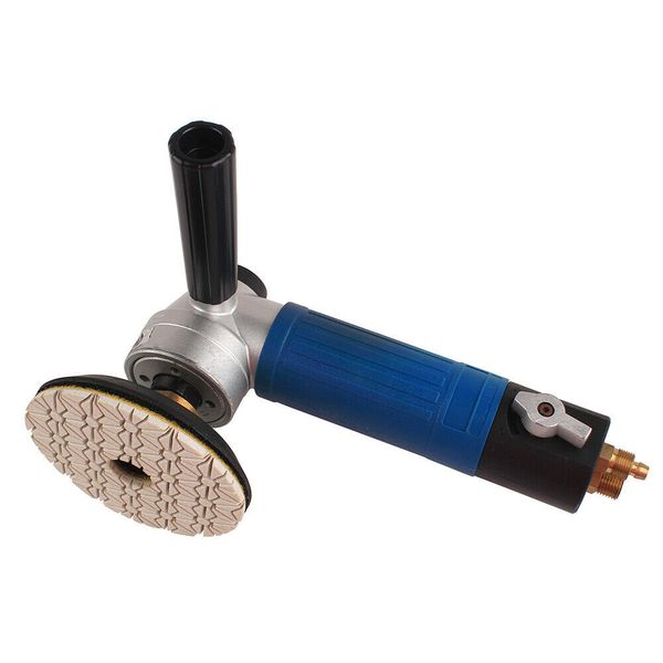 

handheld 5/8"-11 pneumatic air wet polisher for stone with backer pad