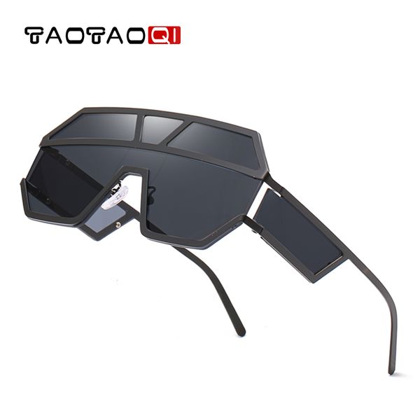

taotaoqi oversized square sunglasses women 2019 brand designer vintage men sun glasses eyewear shades oculos uv400, White;black