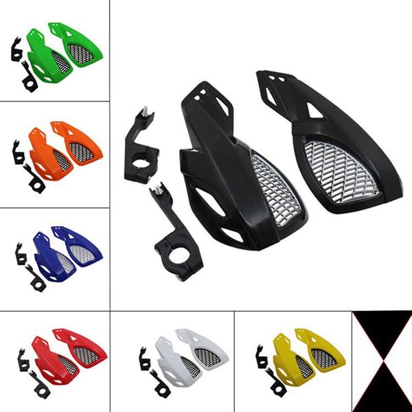 

yfashion 2pcs motorcycle dirt bike scooter handle bar hand guards hand protector for streetcar; beach motorcycle 24*12cm