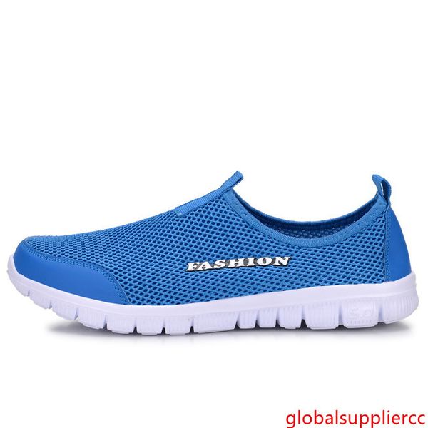 

khkai new men summer shoes sneakers mesh breathable upstream shoes breathable slip-on flats water shoes