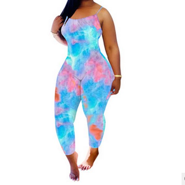 

женщины сексуальное боди спинки комбинезон спагетти ремень галстук краситель печатных рукавов bodycon комбинезон уличная одежда /by, Black;white