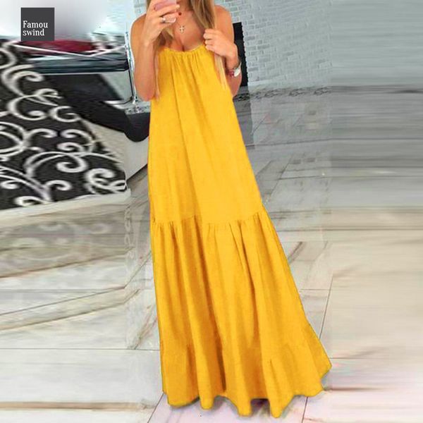 

bohemian dresses sleeveless women maxi long dress 2019 summer sleeveless spaghetti strap ruffle swings holiday vestido plus size, Black;gray