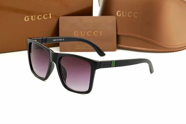 

Round ungla e eyewear un gla e black metal frame dark 50mm gla len e for men women better brown ca e original box 3d 13 gucci, White;black