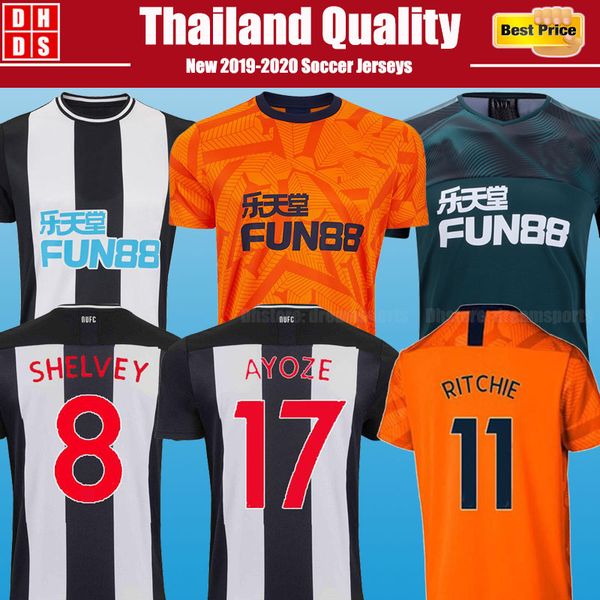 

19 20 Newcastles PEREZ ALMIRON united soccer jerseys home Away Third SHELVEY LASCELLES RITCHIE BARRECA RONDON 2019 2020 Football shirts