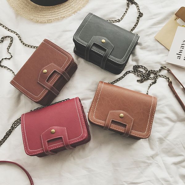 

2020 new korean women's bag fashion retro shoulder bag messenger handbag