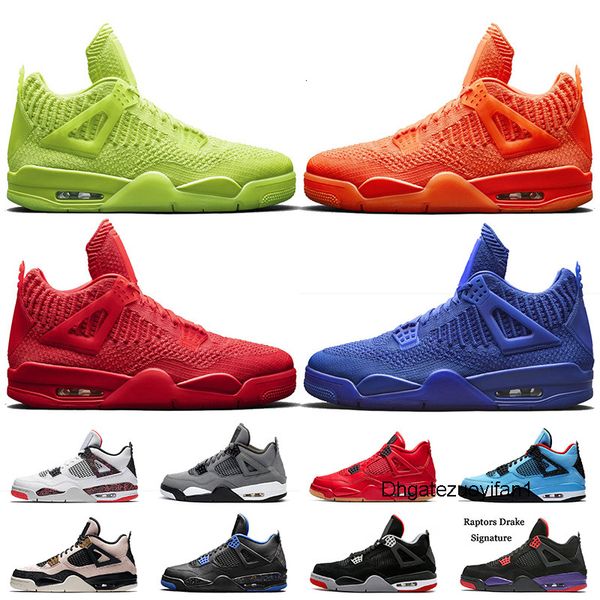 

designer mesh jumpman 4s women mens basketball shoes volt red blue orange cool grey bred 4 raptors tattoo singles day trainers sneakers