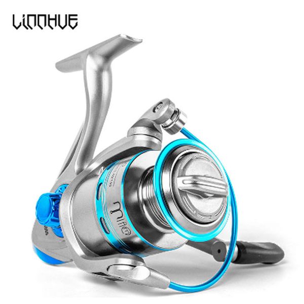 

pro beros 5.2:1 gear ratio left/right hand fishing reel metal fishing fb2000-7000 12 bearing balls spinning reel 15kg max drag