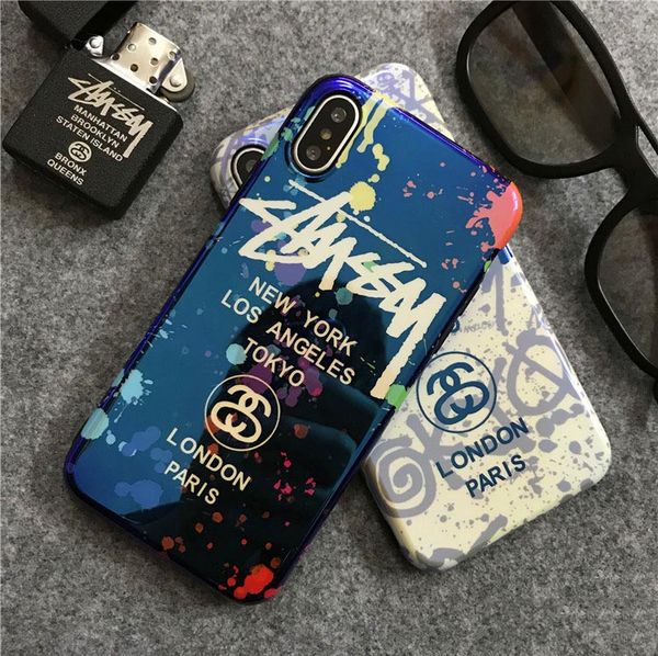 

luxury phone case for iphone x xs xr xsmax 6/6s 6p/6sp 7/8 7plus/8plus cool designer case with brand letters back cover 3 styles wholesale