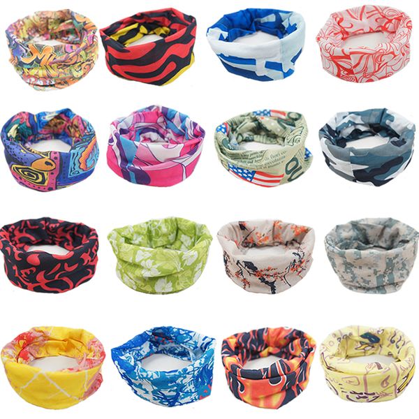 

800pcs/multi use face shield cycling bandana hunting tube neck gaiter fishing headscarf magic headband balaclava camouflage mask free
