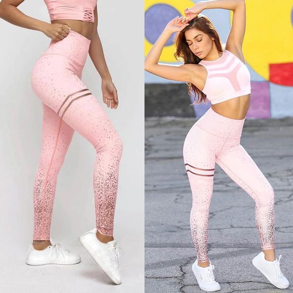 

pants women dots leggings fitness sports gym running athletic pants sports pantalones mujer#guahao, Black;white