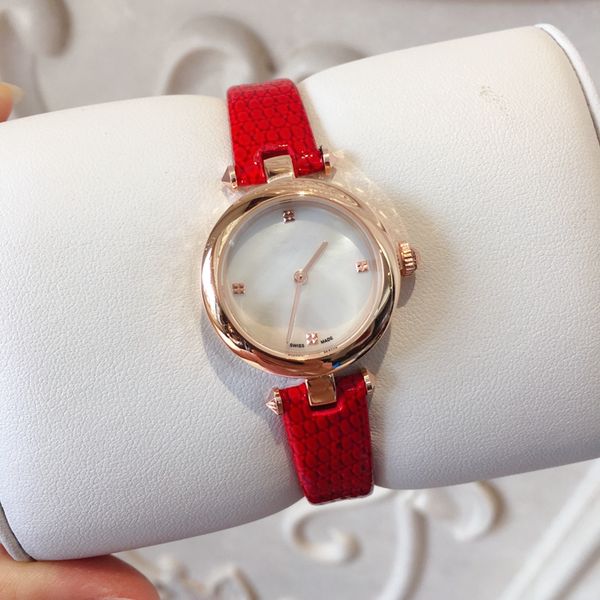 

2019 высокое качество мода роскошные женские часы кожа кварцевое серебро платье Ча