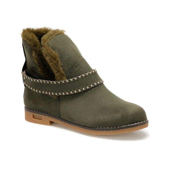 

flo ariana k56z suede khaki women 's boots butigo, Black