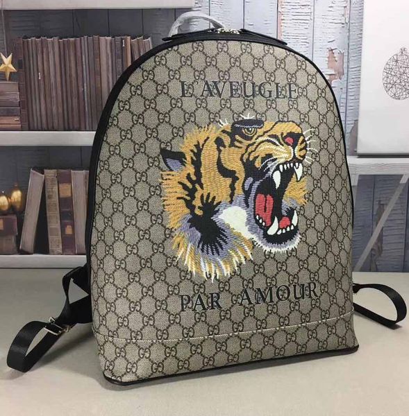 

classic sanke backpacks real leather pvc fashion business travel backpack for ladies size 39*33*13cm