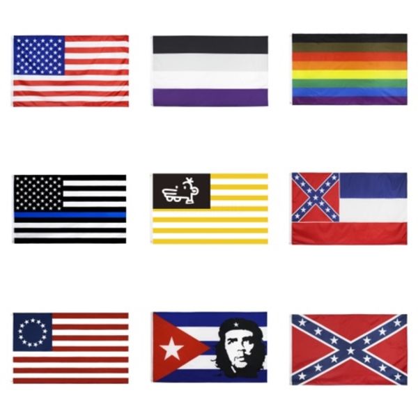 

the truth about the confederate battle flags two sides printed flag confederate rebel civil war flag national polyester flags 100pcs#382