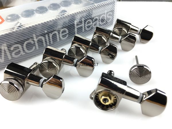 Hohe Qualität Nickel schwarz Gitarre Locking Tuning Pegs Elektrische Gitarre Mechaniken Mechaniken JN-07SP (Mit verpackung)