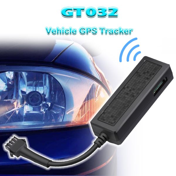 

4pin gps tracker gt032 for vehicle tracking device locator remote control with historical track over-speed &vibration alarm