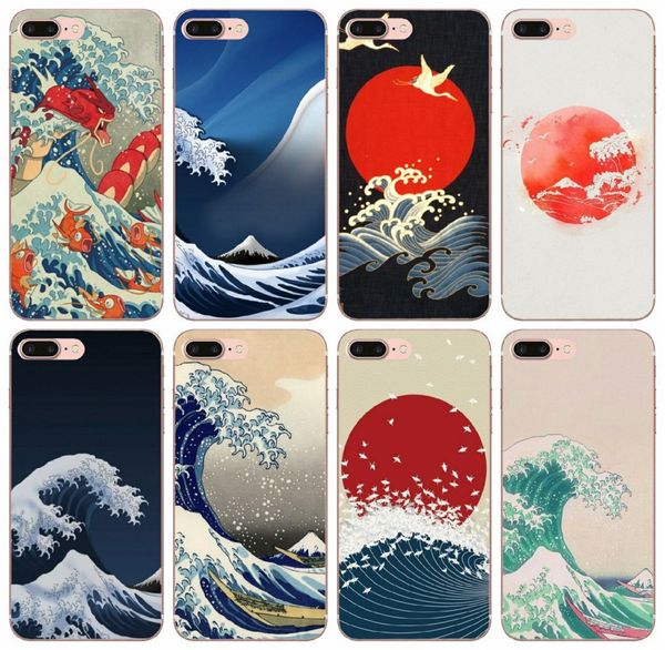 

tongtrade] wave зеленый чехол для iphone 11 pro max x xs xr 6s 5с 5с 5 se galaxy j4 j6 j8 2018 honor v9 играть xiaomi mi cc9e оптовая case