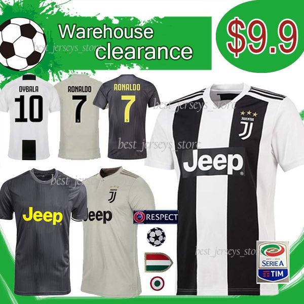 

18 19 juventu promotional jer ey 7 cuadrado home away 3rd jer ey 9 higuain 10 dybala 17 mandzukic 3 chiellimi football uniform hirt