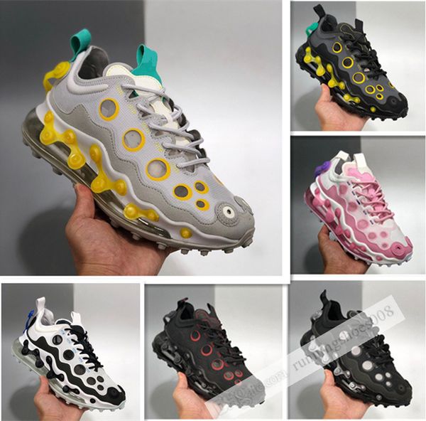 

mens trainers ispa undercover running shoe sneakers visitors element 87 polka-dot hollow breathable upper rubber cushion us 5.5-11, White;red