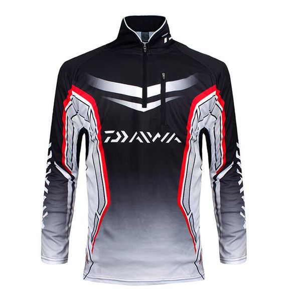 

2018 summer men fishing clothing moisture wicking fishing jacket quick dry breathable long sleeve hiking cycling clothes