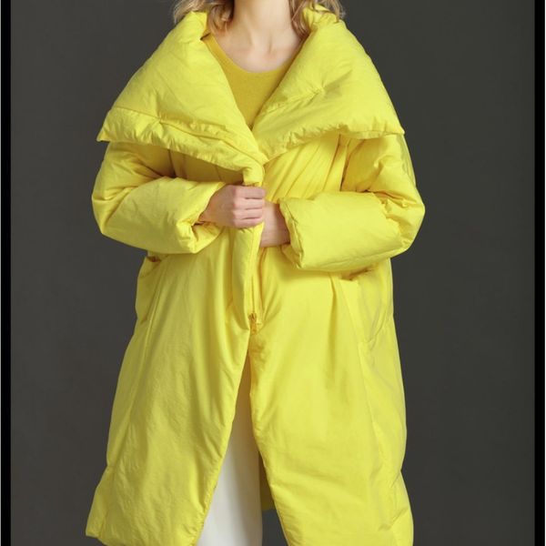 

2019 new women's down jacket european and american fashion new long down jacket, Black