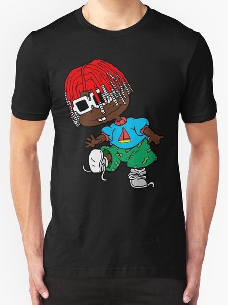 

Lil Yachty Rugrats мужская черный тройники рубашка размер одежды SML XL 2XLMen женщины мужская