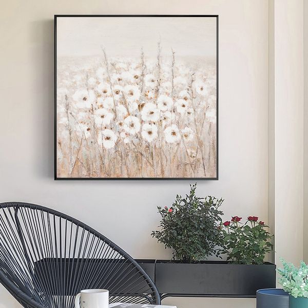 

self-adhesive plant flower stickers living room background wall decoration