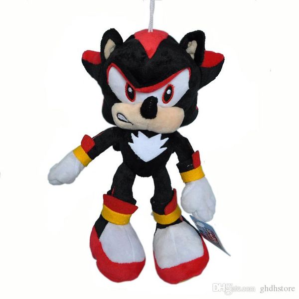 

new 10" 25cm the hedgehog shadow plush doll anime dolls pendants stuffed gifts soft toys