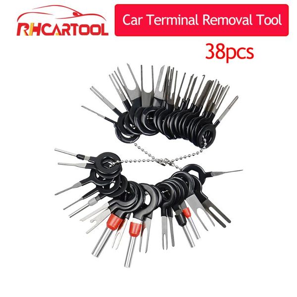 

38/36/21/11pcs set of tools car terminal removal kit wiring crimp connector pin extractor puller car wire terminals repair tool