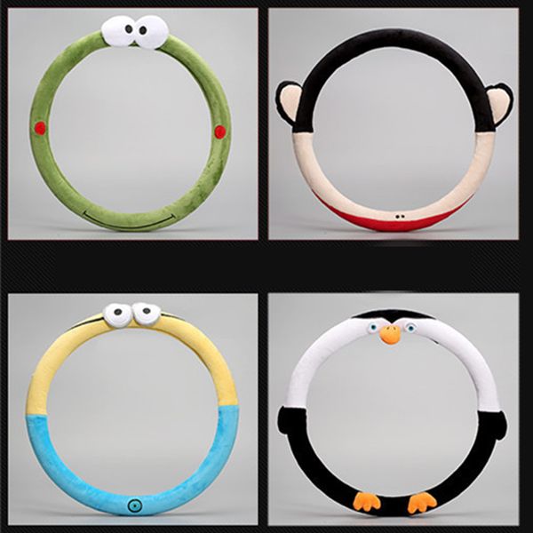 

ciliken univwesal cartoon steering wheel cover skin handlebar case car accessories woman car steering wheel cover for 38cm